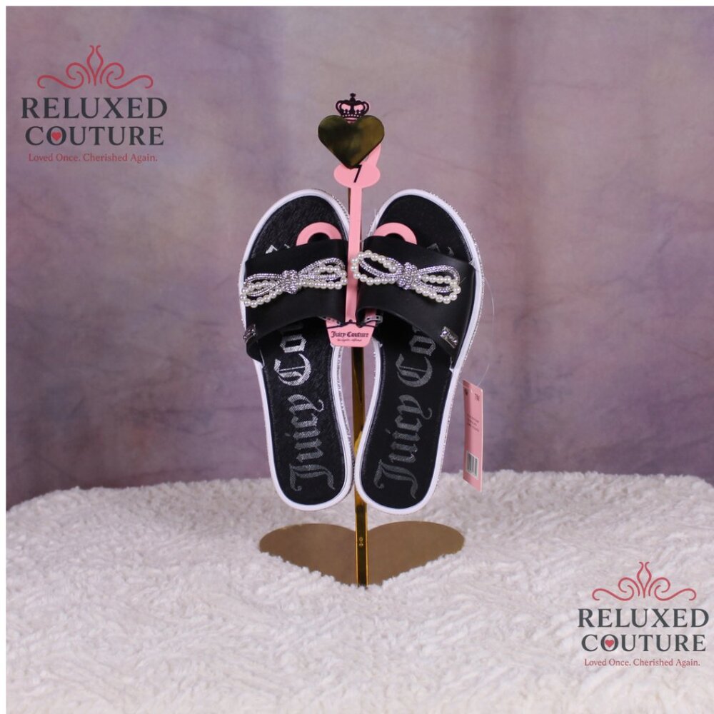 Black Juicy Couture Slides